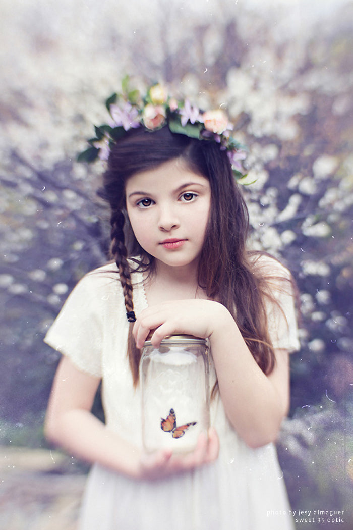 lensbaby.liveposer Pro Sweet 35 optic flower girl photography Jesy Almaguer