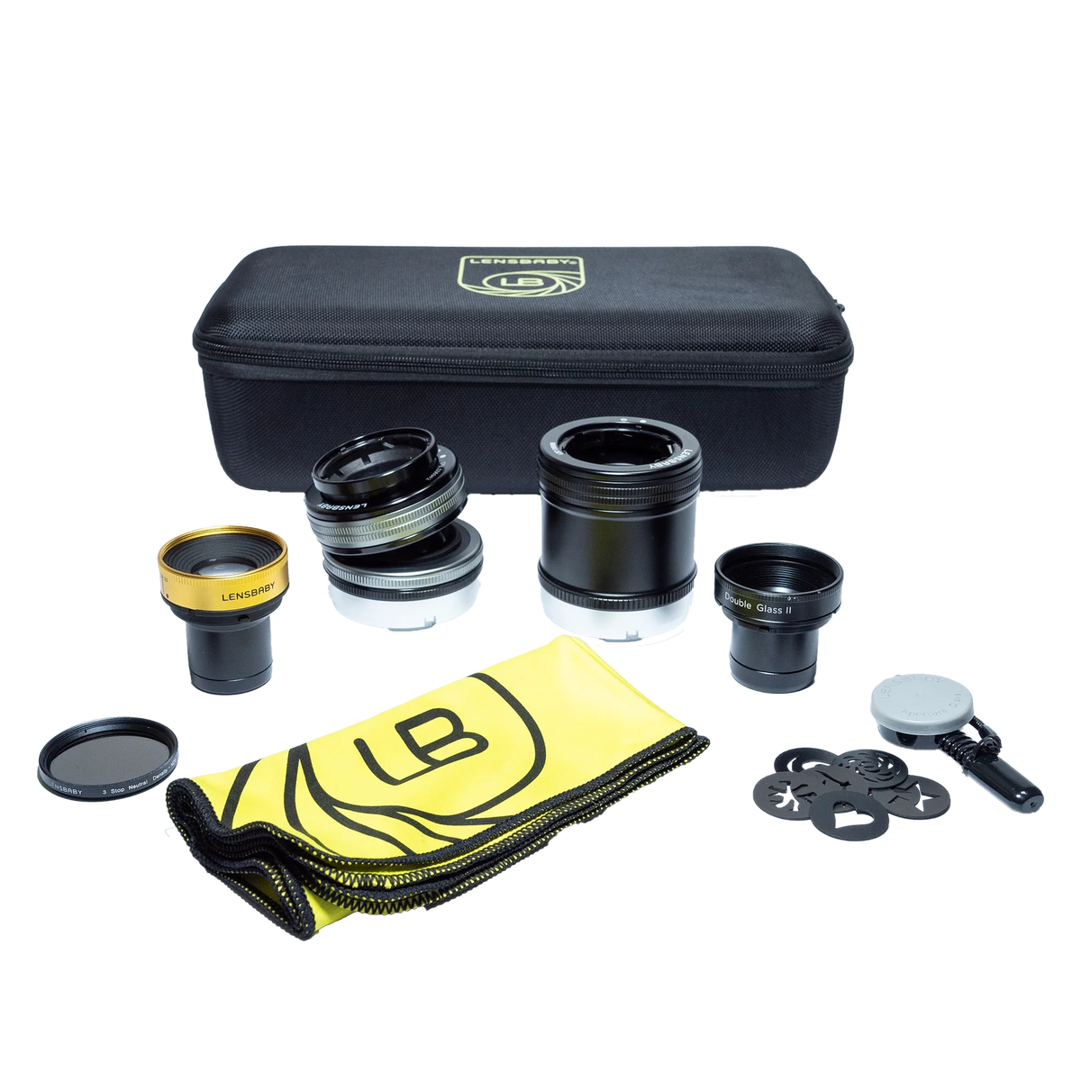Twist 60 & Double Glass II Optic Swap Kit - Lensbaby Creative Effect Camera Lenses